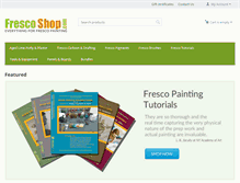 Tablet Screenshot of frescoshop.com